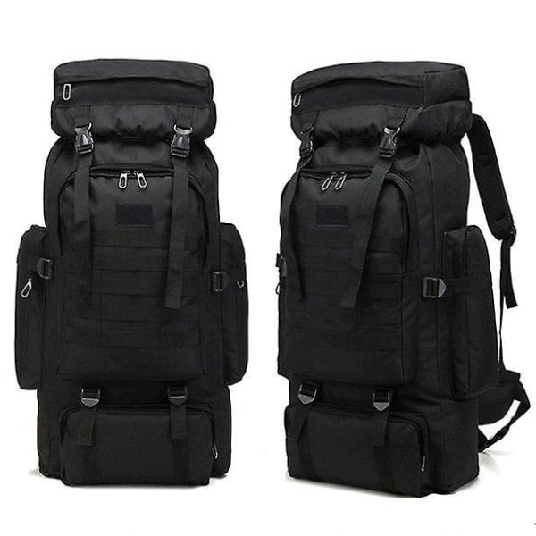 80L Military Expedition Backpack ā Black