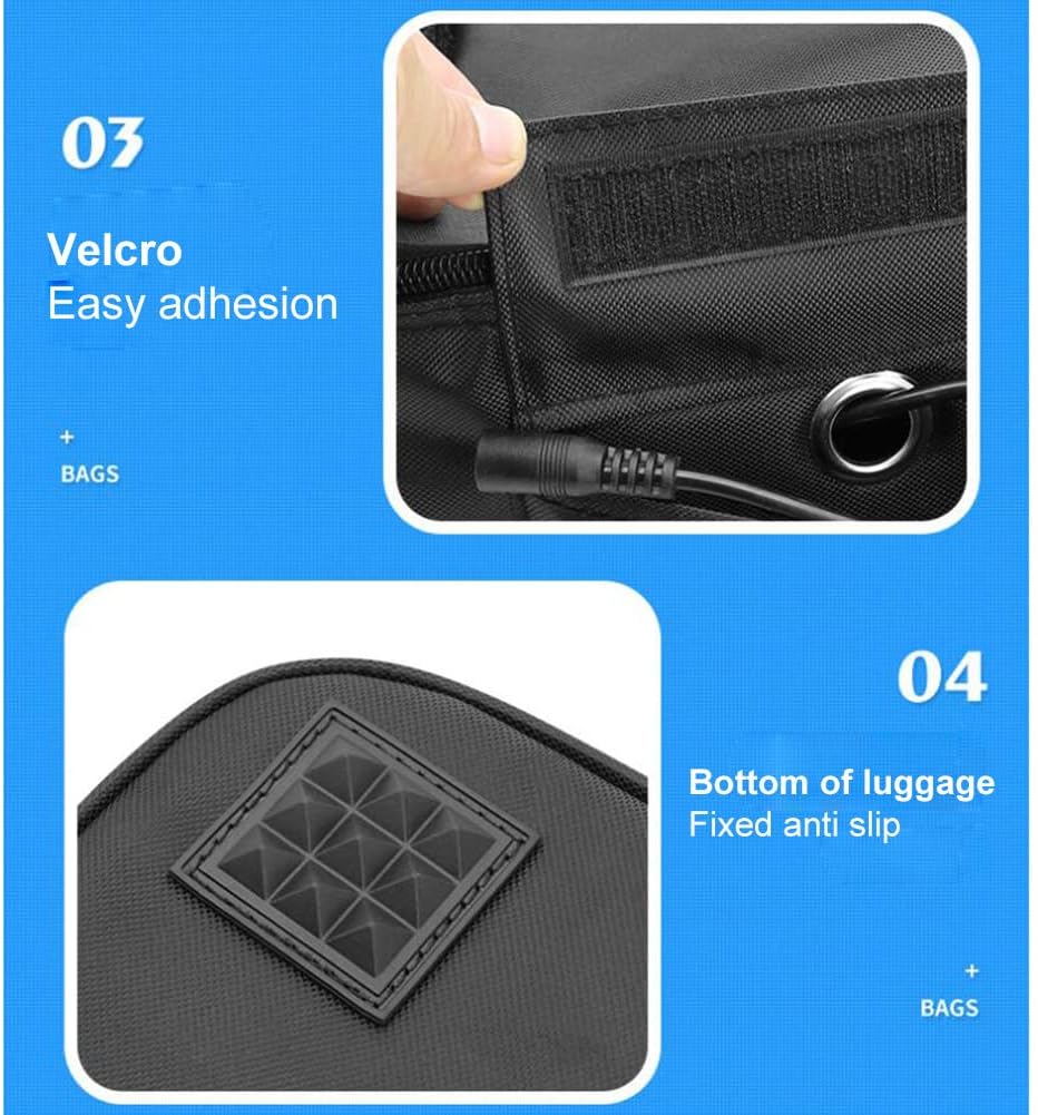 12V Electric Car Cooler Bag – Portable Foldable Food & Drink Cooler