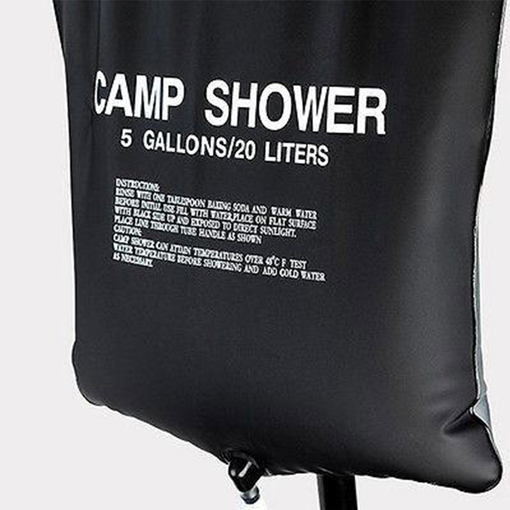 Pop-Up Privacy Shower Tent with 20L Water Bag – Green Camping Set