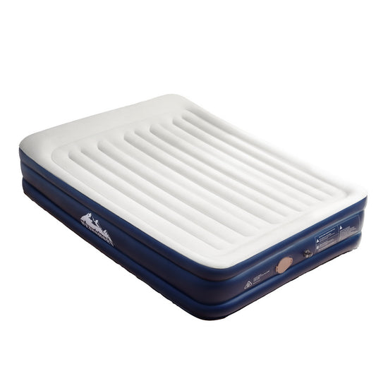Weisshorn Double Air Mattress 46cm – Self-Inflating Camping Bed