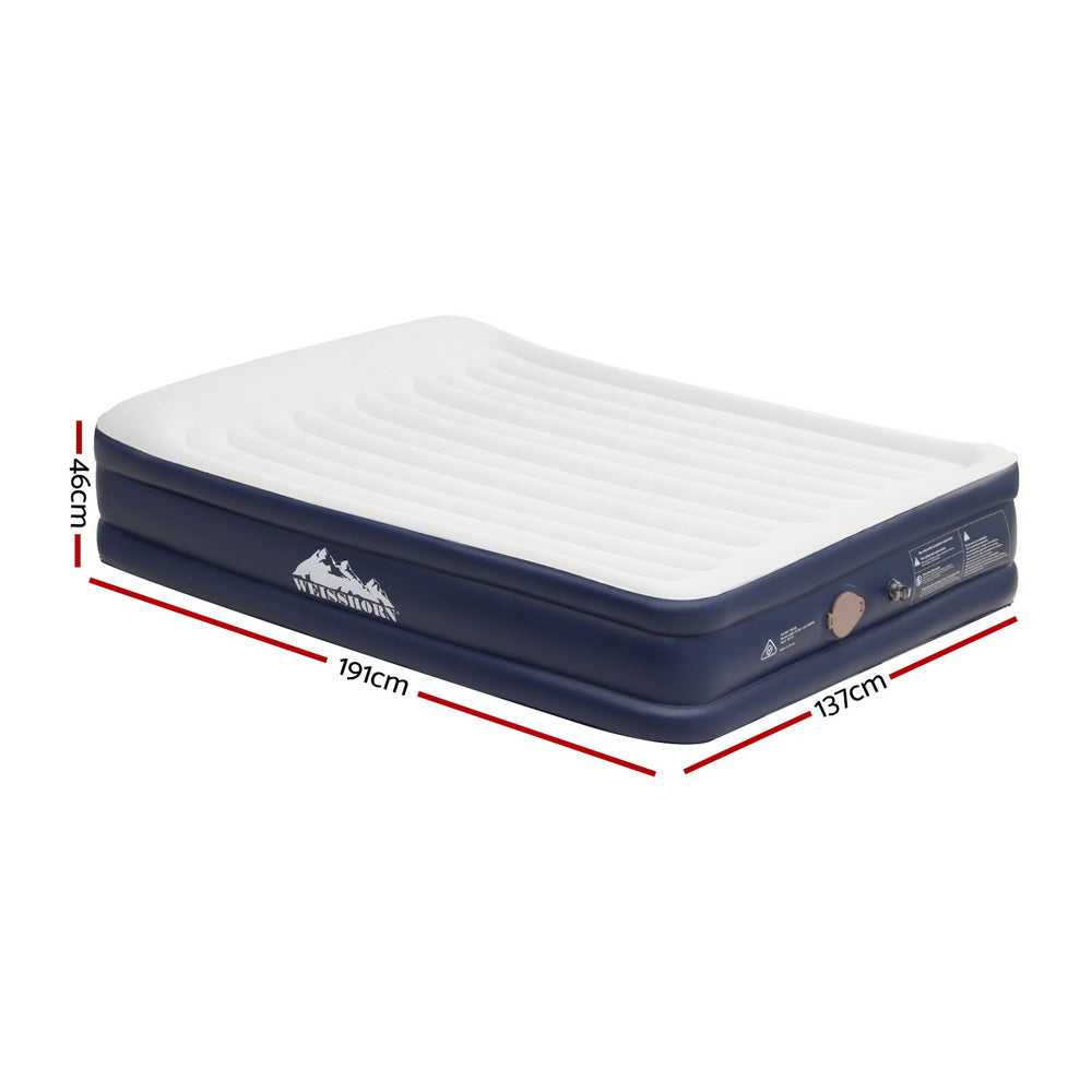 Weisshorn Double Air Mattress 46cm – Self-Inflating Camping Bed