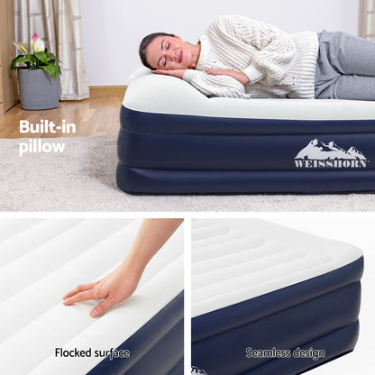 Weisshorn Double Air Mattress 46cm – Self-Inflating Camping Bed