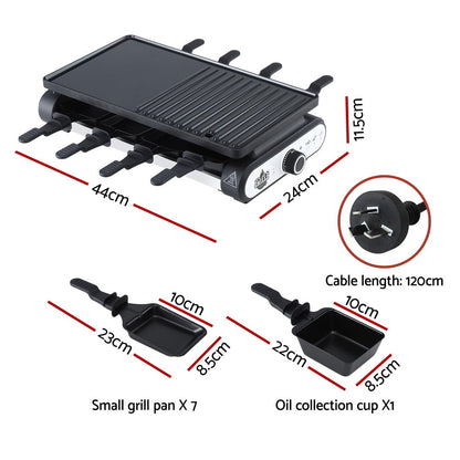 Grillz 1400W Electric BBQ Grill – 7 Cooking Pans