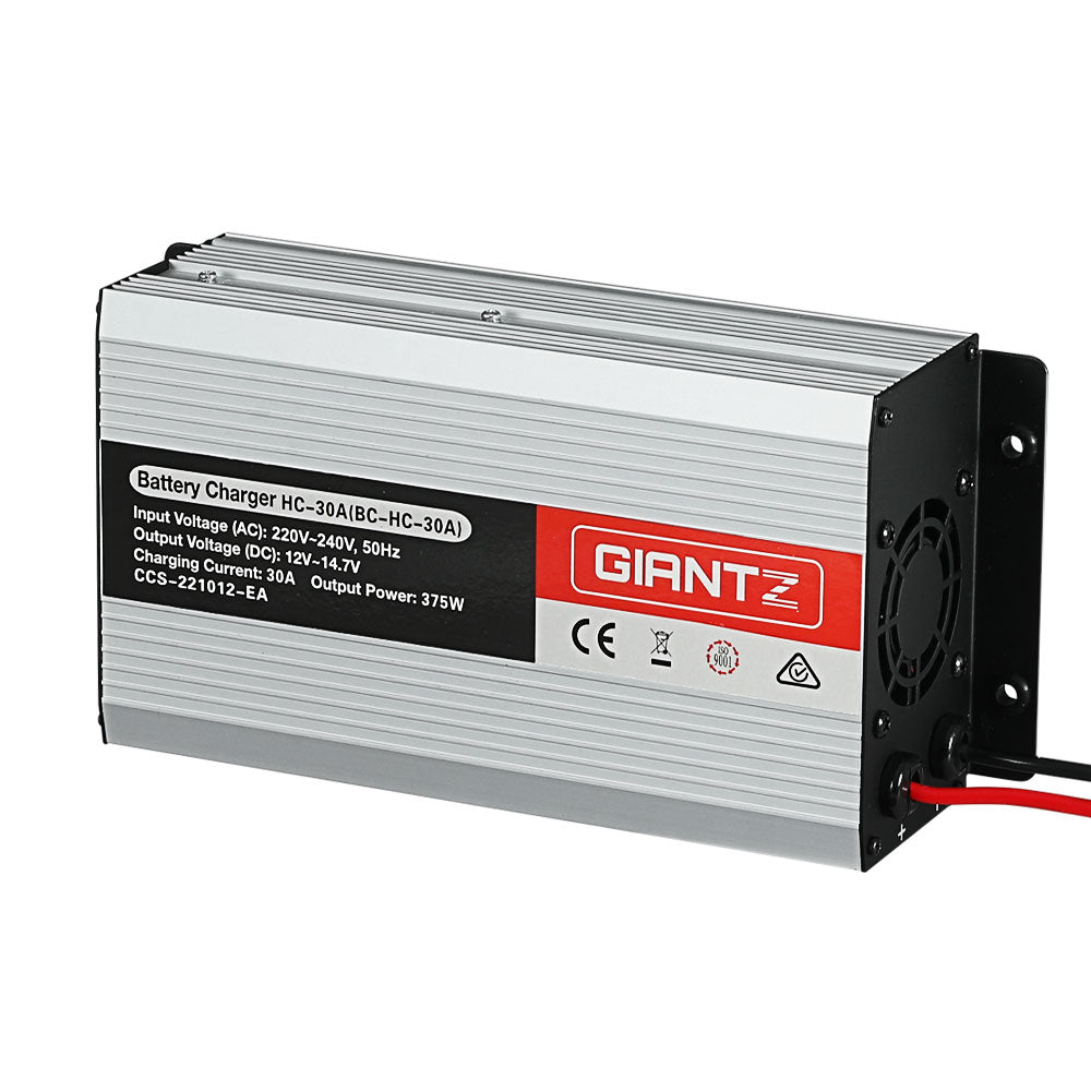 Giantz 12V 30A Smart Battery Charger