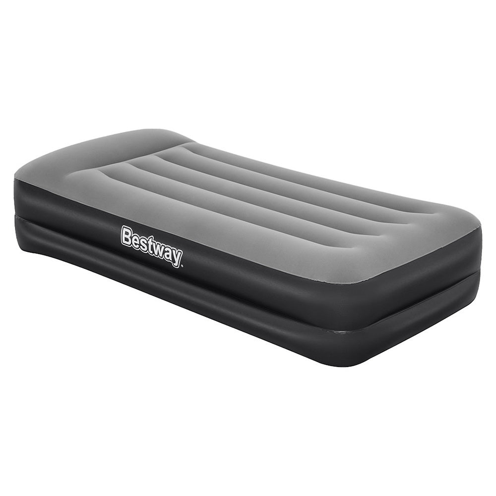 Bestway Single Air Mattress 46cm – Inflatable Camping Bed Black