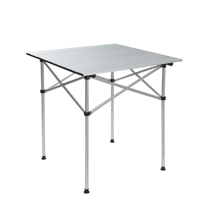 Weisshorn 70cm Roll-Up Camping Table – Portable Aluminium Picnic Desk
