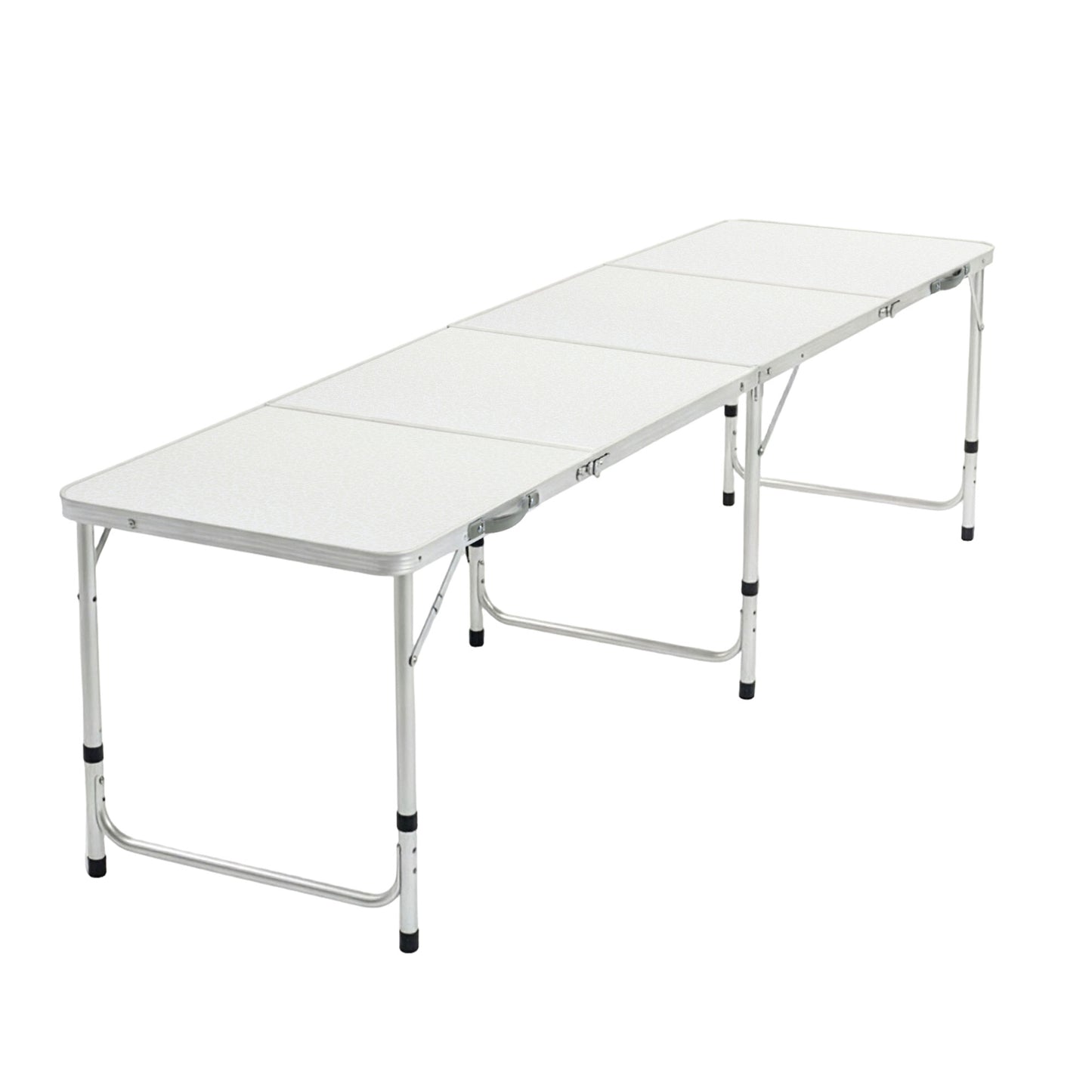 Weisshorn 240cm Folding Camp Table – Portable Aluminium BBQ & Picnic Desk