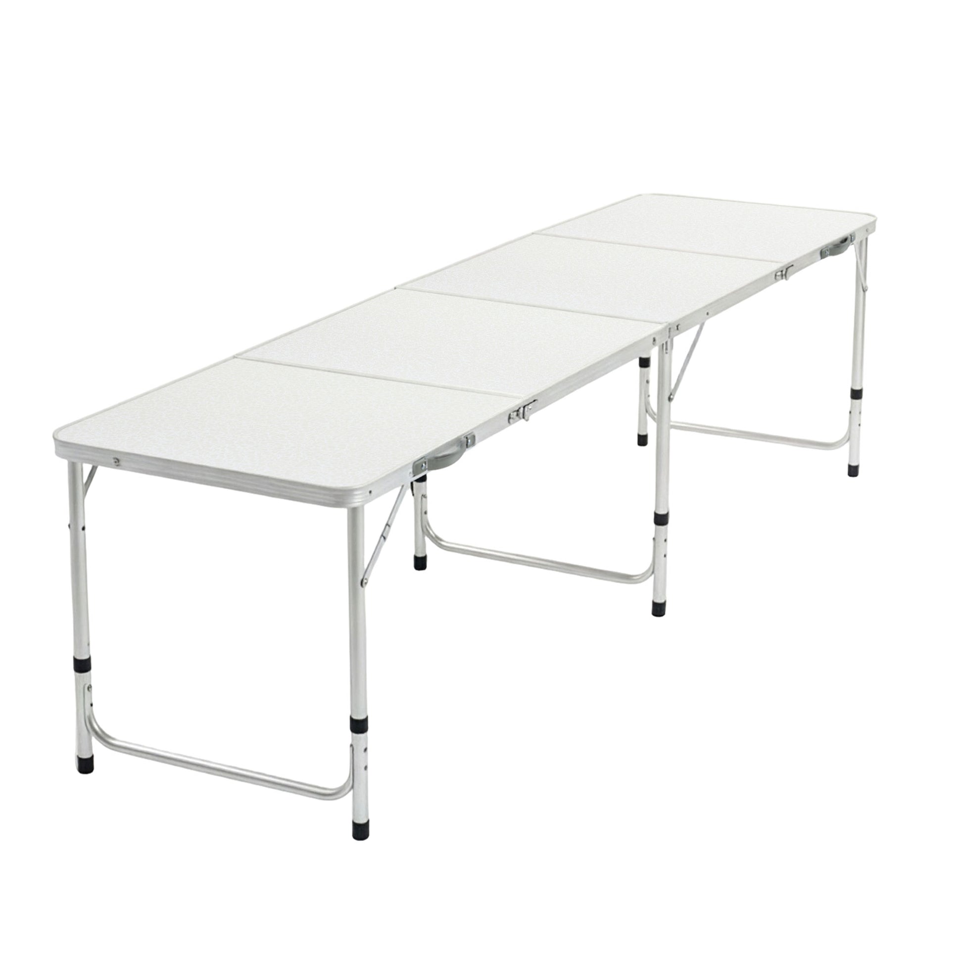 Weisshorn 240cm Folding Camp Table – Portable Aluminium BBQ & Picnic Desk