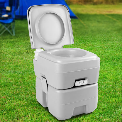 Weisshorn 20L Portable Camping Toilet – Outdoor Flush Boating