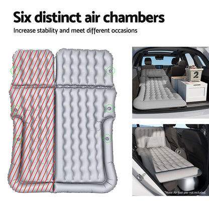 Weisshorn Inflatable SUV Car Mattress 175×130cm – Grey