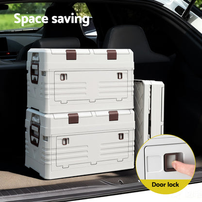 Gardeon 40L Foldable Camping Storage Box – Collapsible Bin Organiser
