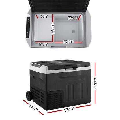 Portable Fridge Freezer 30L – 12V/24V/240V Camping Bar Fridge