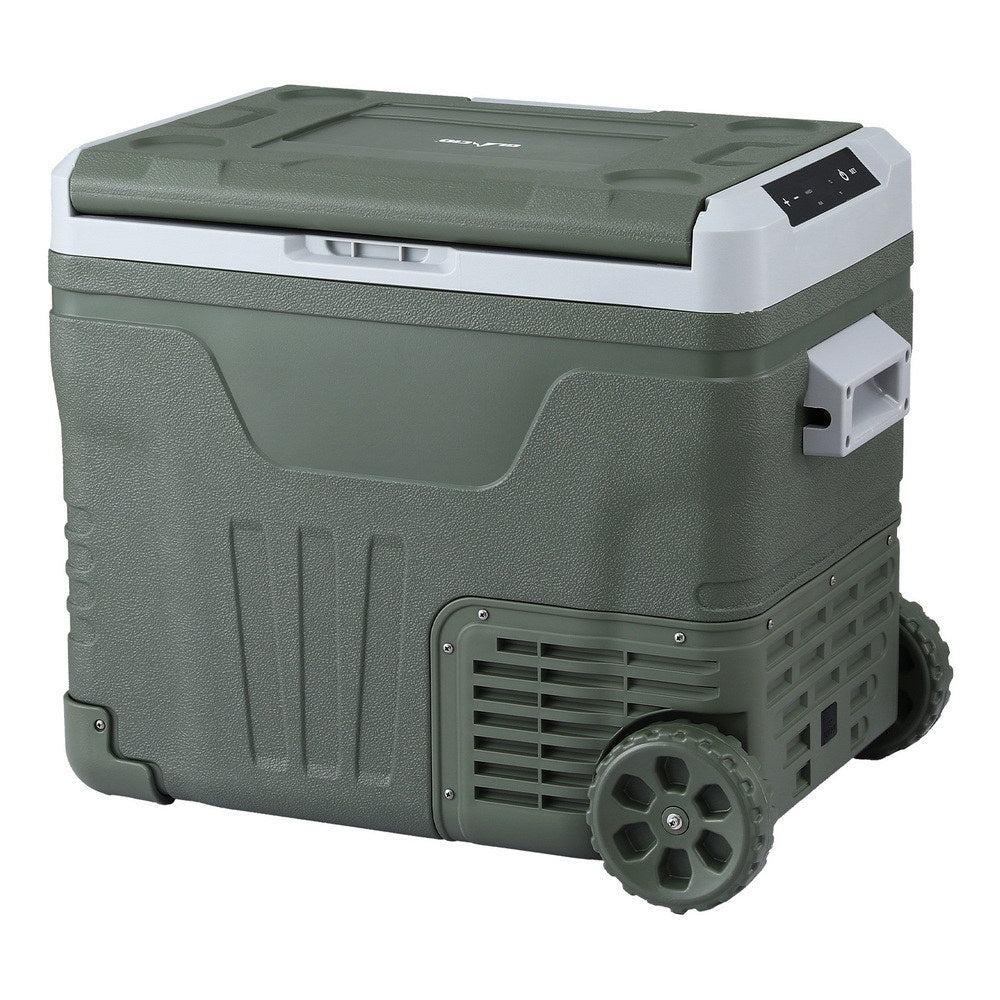 Portable Fridge Freezer 50L – 12V/24V/240V with Wheels Camping Bar Fridge