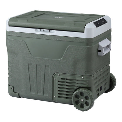 Portable Fridge Freezer 50L – 12V/24V/240V with Wheels Camping Bar Fridge