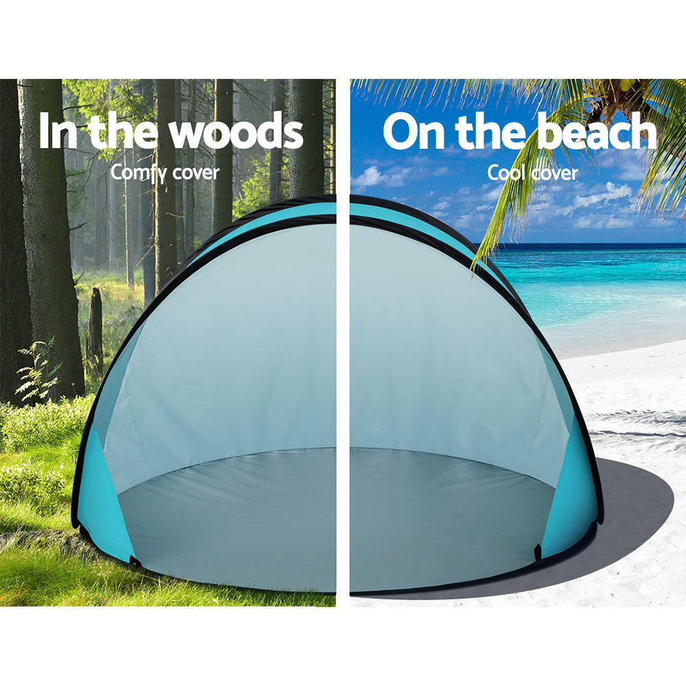 Weisshorn Pop Up Beach Tent – Portable Shade Shelter for Sun & Camping