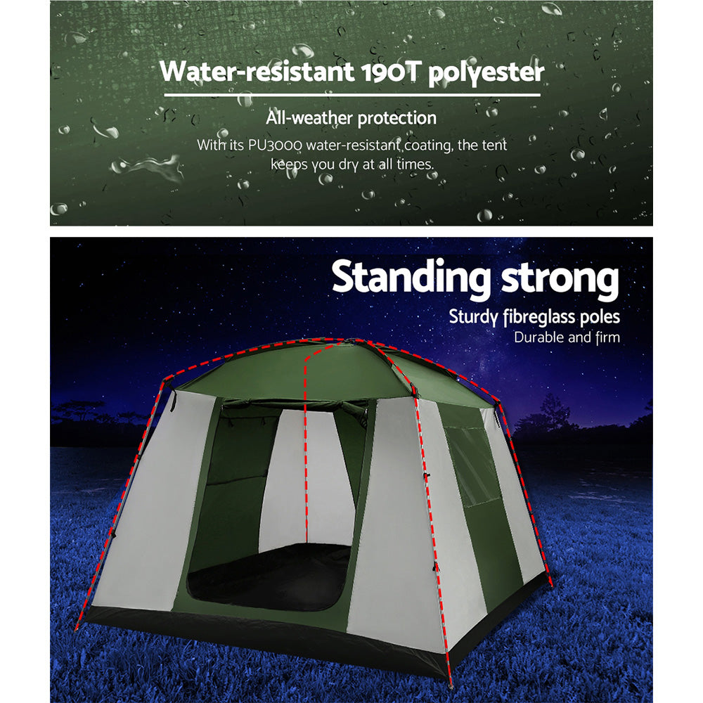 Weisshorn 6-Person Dome Tent – Family Camping Tent