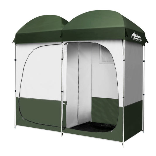 Weisshorn Double Pop-Up Privacy Shower Tent – Spacious Portable Change Room
