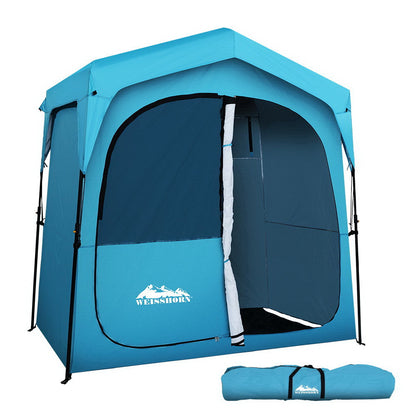 Weisshorn Fast Set-Up Double Privacy Shower Tent – Portable Ensuite, Extra Space