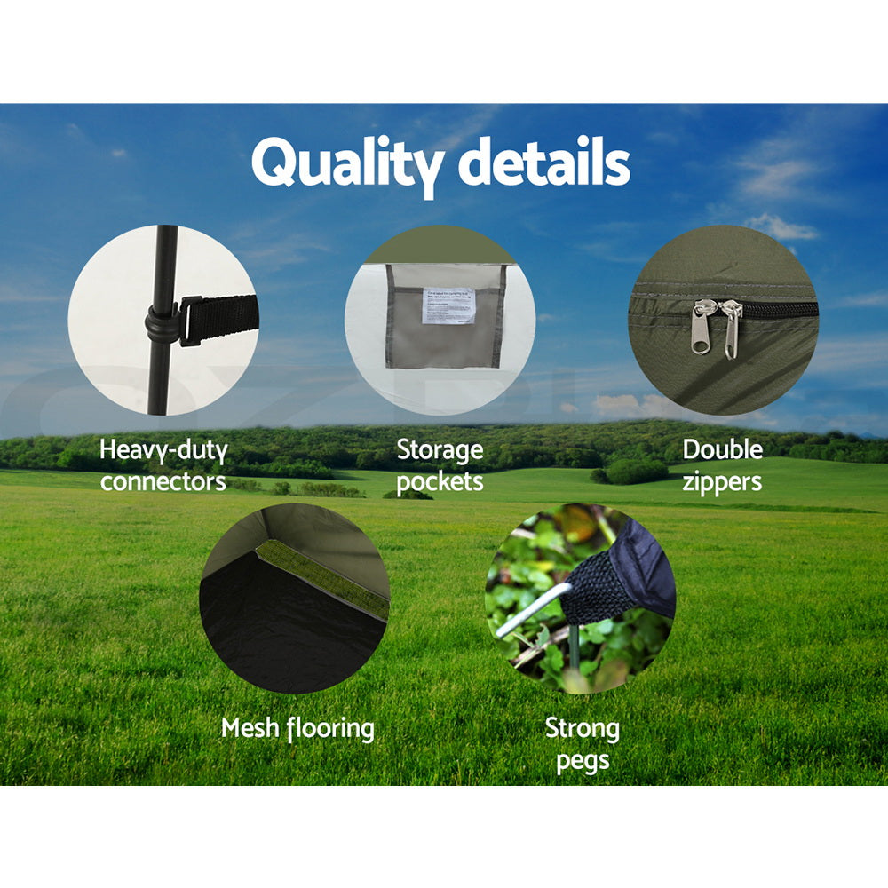 Weisshorn Pop-Up Privacy Shower Tent – Single, Portable Change Room