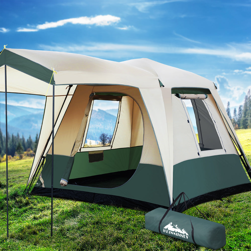 Weisshorn 4-Person Instant Up Dome Tent – Pop Up Family Camping