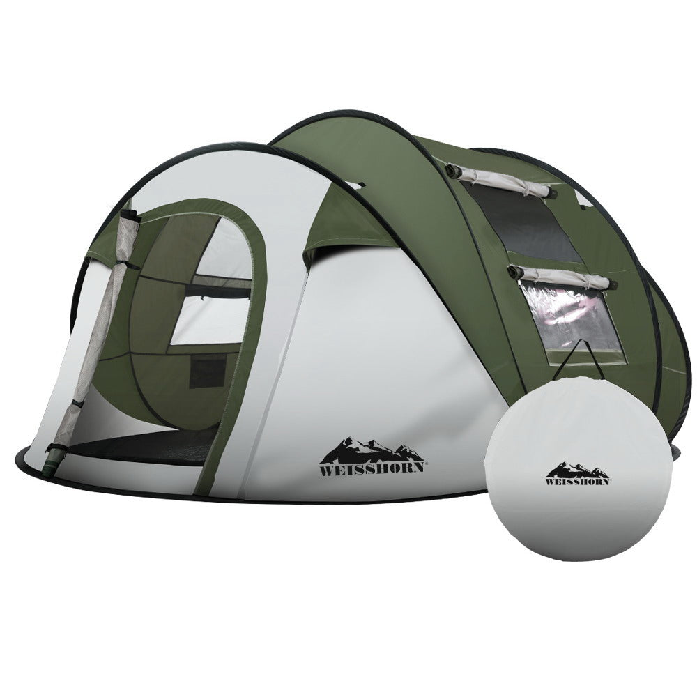Weisshorn 4-5 Person Instant Up Camping Tent