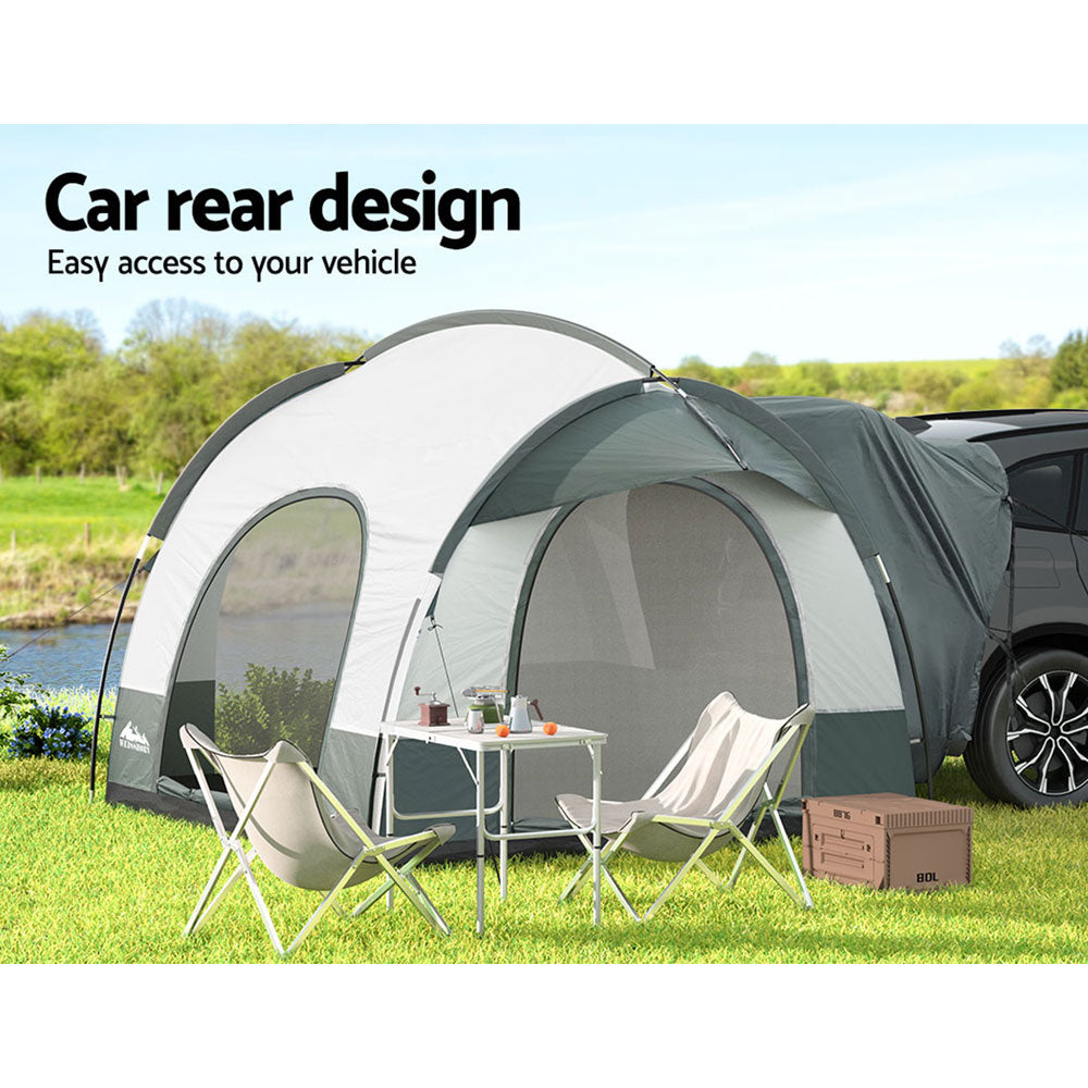 Weisshorn SUV Car Rear Extension Camping Tent – 4WD Family Canopy Green