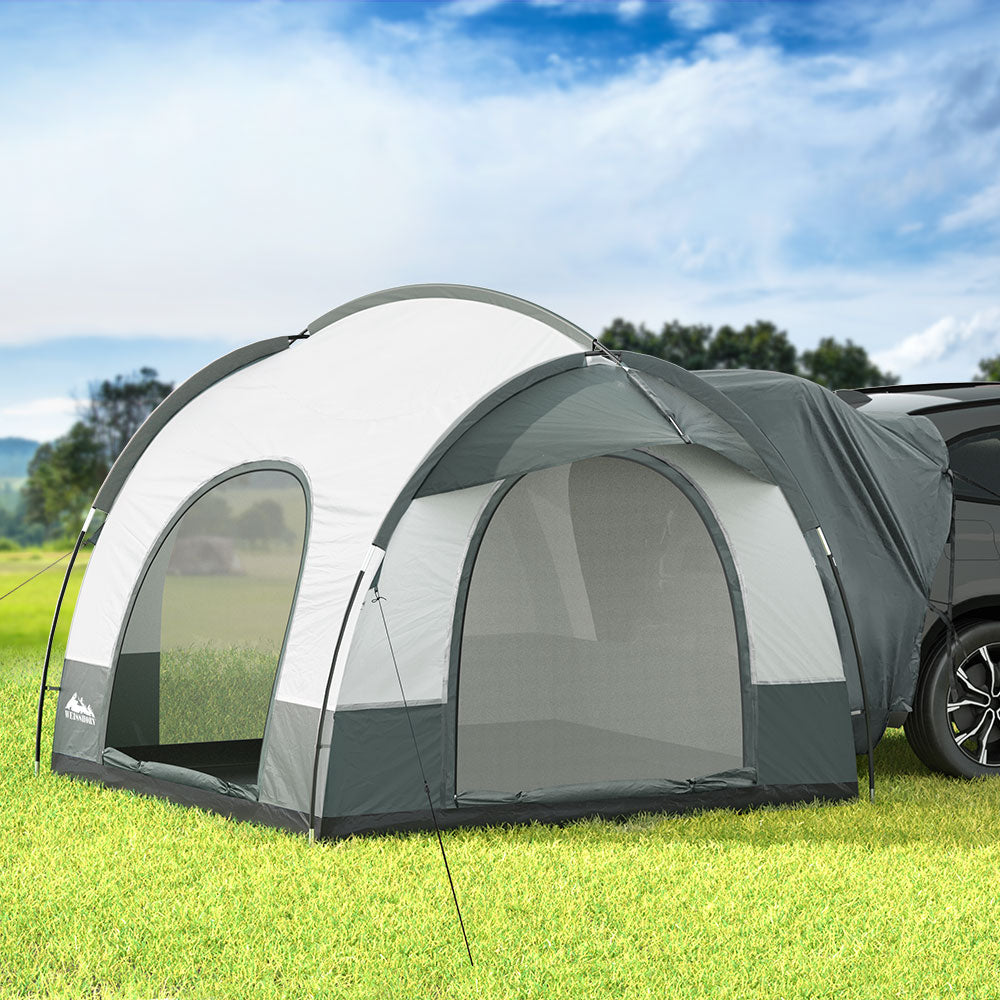 Weisshorn SUV Car Rear Extension Camping Tent – 4WD Family Canopy Green