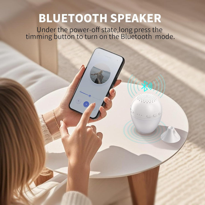 3-in-1 Smart White Noise Machine – Baby & Kids Sleep Aid with Night Light