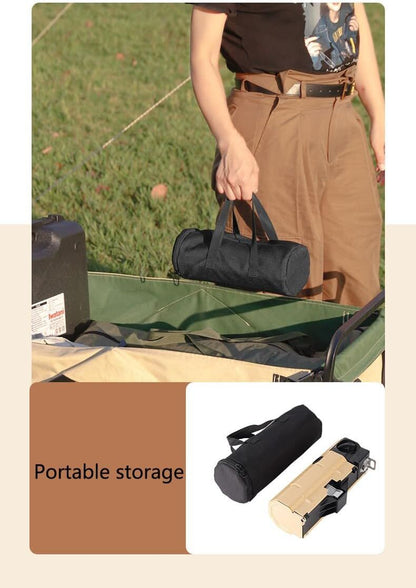 2500W Foldable Butane Camping Stove – Indoor Outdoor Khaki