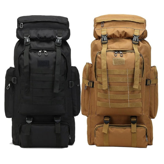 80L Military Expedition Backpack – Black