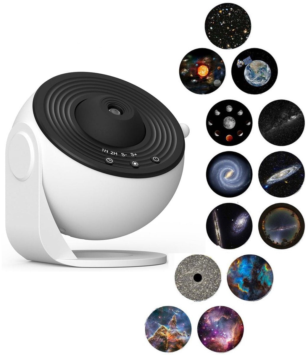 360° Galaxy Night Projector – Solar System, Nebula & Astronaut
