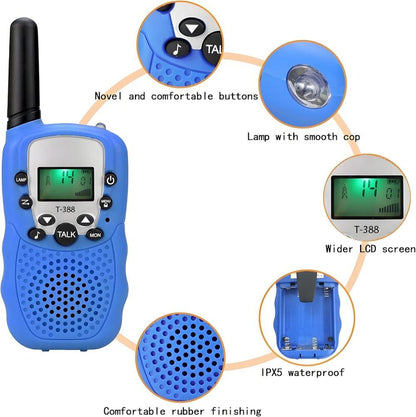 Kids Walkie Talkies 2-Pack – Yellow