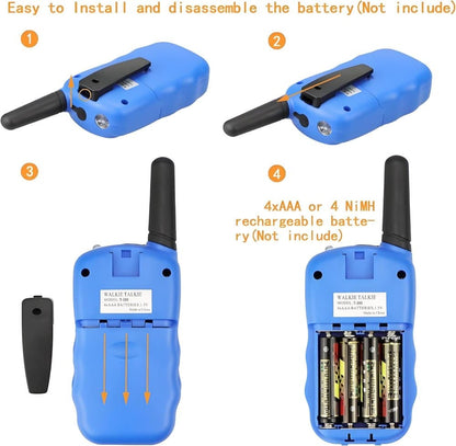 Kids Walkie Talkies 2-Pack – Yellow