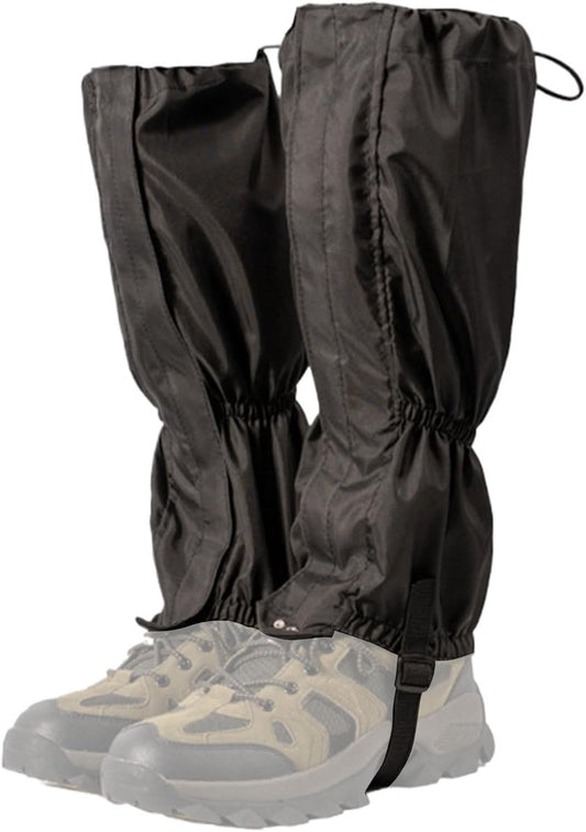 Waterproof Hiking Gaiters – Black