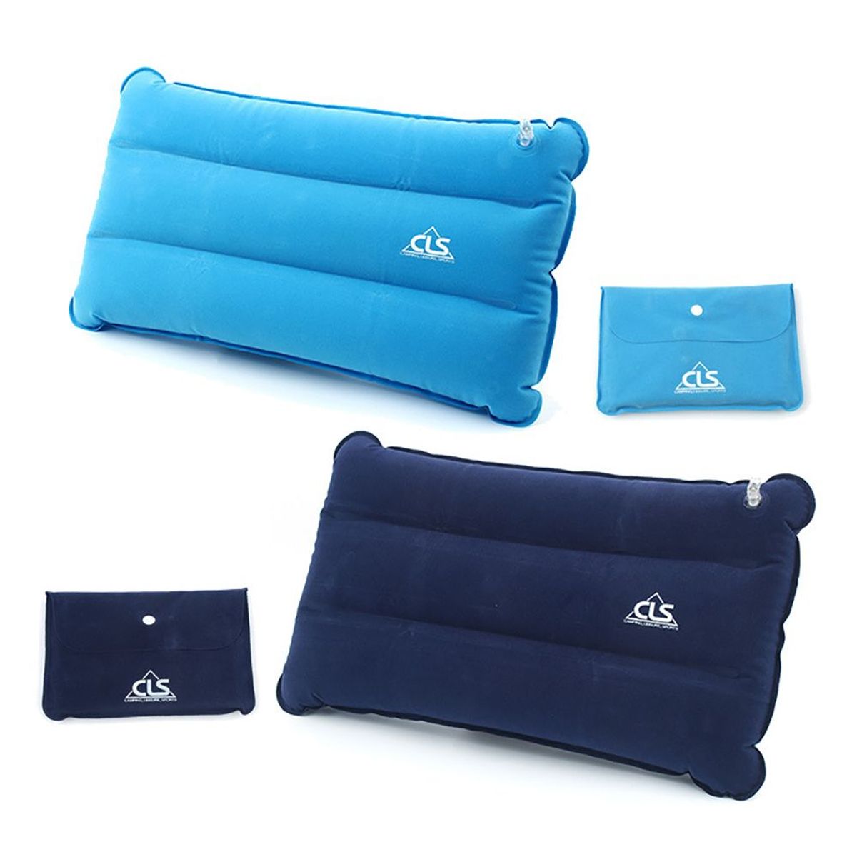 Inflatable Camping Pillows 2-Pack – Lightweight Travel Pillow PVC