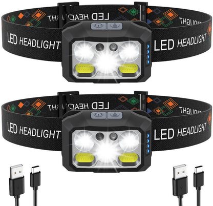 LED Headlamp 2-Pack