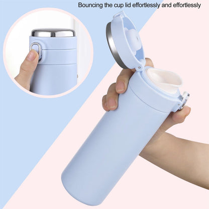 LED Temperature Display Vacuum Flask 350ml – Blue