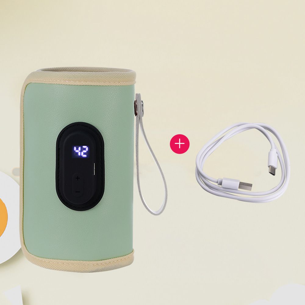 USB Portable Baby Bottle Warmer – LCD Screen, 20 Temperature Levels, Car & Travel