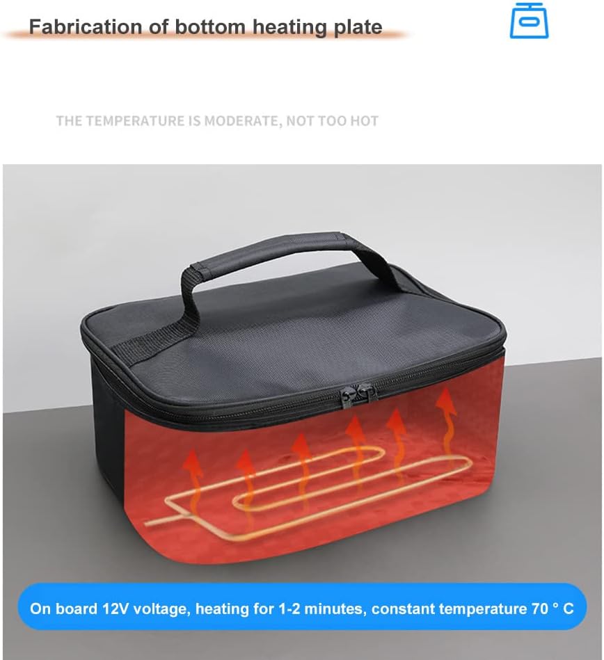 12V Electric Car Cooler Bag – Portable Foldable Food & Drink Cooler