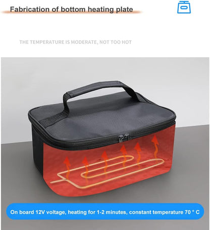 12V Electric Car Cooler Bag – Portable Foldable Food & Drink Cooler