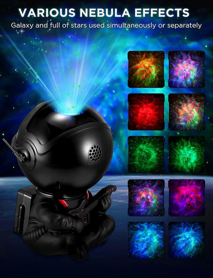 Space Astronaut Galaxy Projector – Nebula & Stars with Remote Control