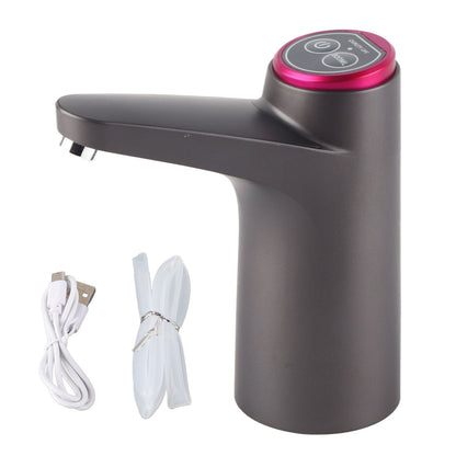 USB Electric Water Bottle Pump – Automatic Dispenser, Built-In Battery, Black