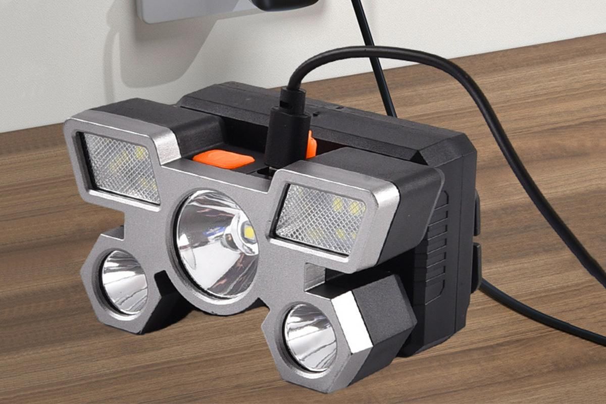 LED Headlamp with 4 Modes – USB Rechargeable for Camping Fishing & Hiking