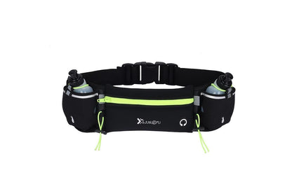 Hydration Running Belt with Water Bottles – Green