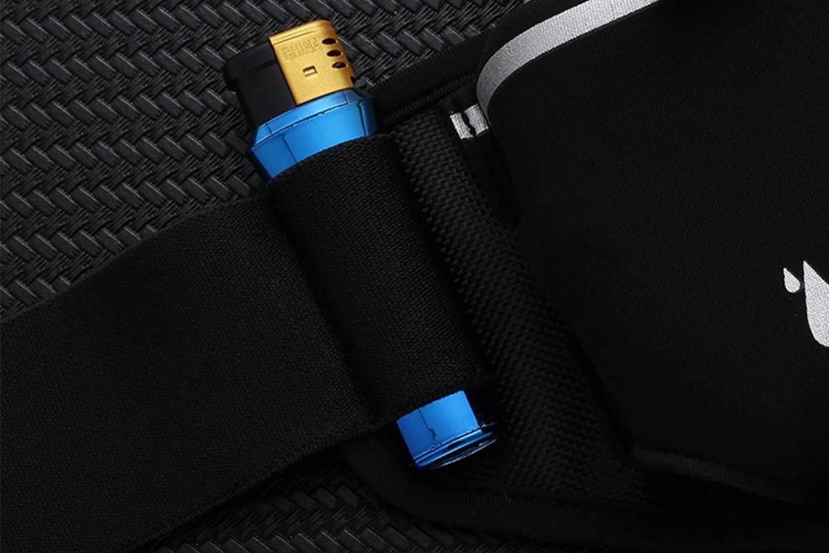 Hydration Running Belt with Water Bottles – Black