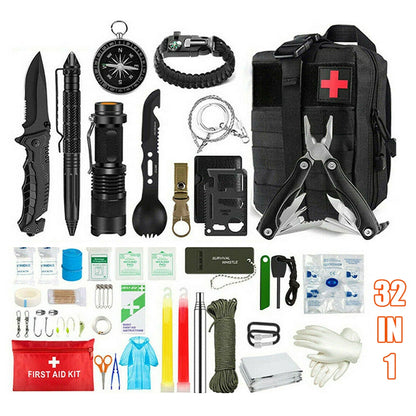 Tactical Camping Survival Kit – Multi-Tool Emergency Set for Hiking & SOS
