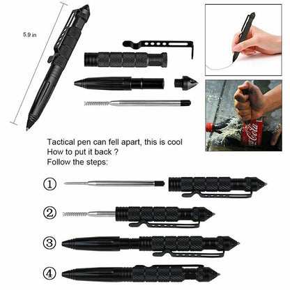 Tactical Camping Survival Kit – Multi-Tool Emergency Set for Hiking & SOS