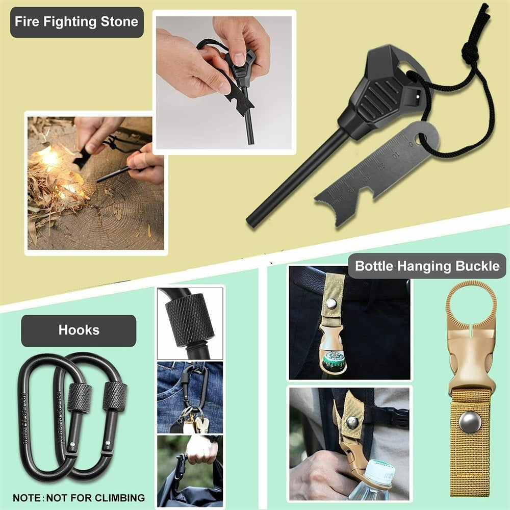 32-in-1 Emergency Survival Kit – Tactical Camping & SOS Tool Set