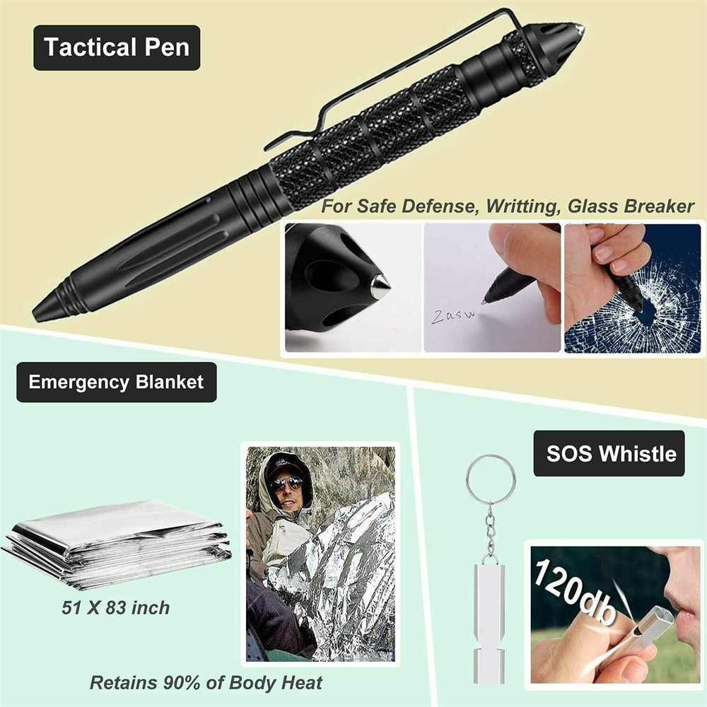 32-in-1 Emergency Survival Kit – Tactical Camping & SOS Tool Set