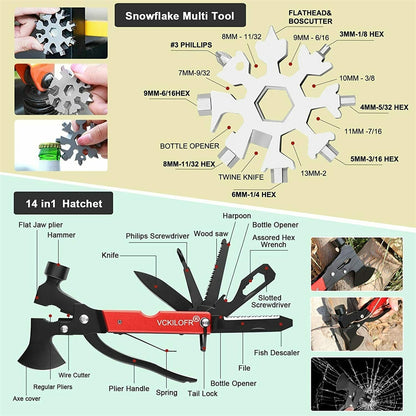 32-in-1 Emergency Survival Kit – Tactical Camping & SOS Tool Set